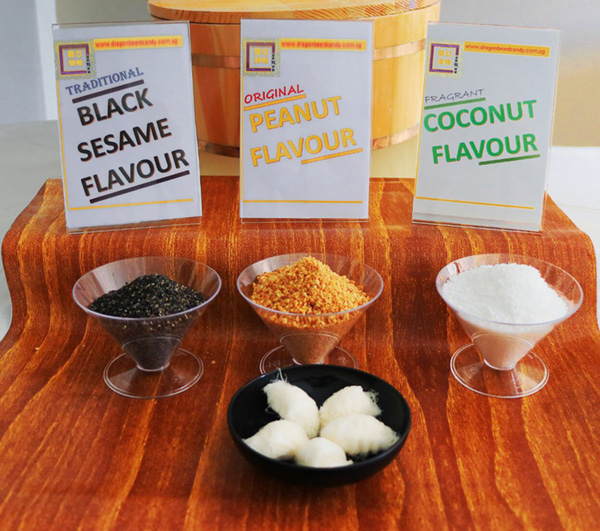 3 flavours of Dragon's Beard Candy